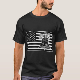 Liberty Bell Flagga © FB @ #USAPatriotGraphics T Shirt