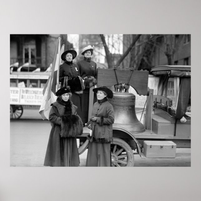 Liberty Bell for Suffrage: 1916 Poster (Framsidan)