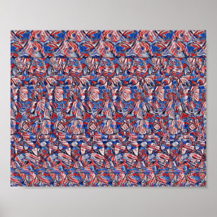 Liberty Bell - Gömt 3D-utskrift Poster
