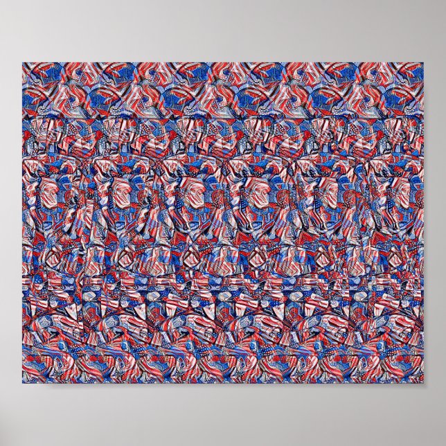 Liberty Bell - Gömt 3D-utskrift Poster (Framsidan)