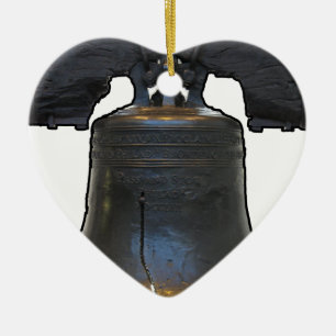 Liberty Bell Julgransprydnad Keramik