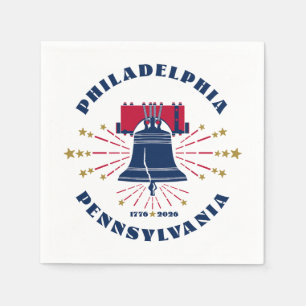 Liberty Bell Philadelphia Pennsylvania 1776-2026 Pappersservett