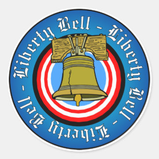 Liberty Bell Runt Klistermärke