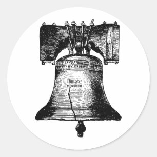 Liberty Bell Runt Klistermärke