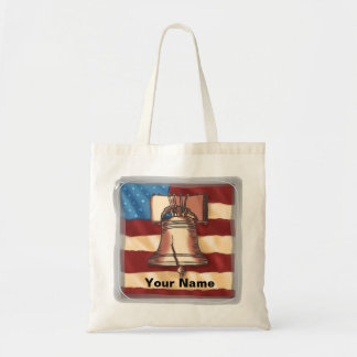 Liberty Bell tote bag Tygkasse