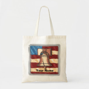 Liberty Bell tote bag Tygkasse