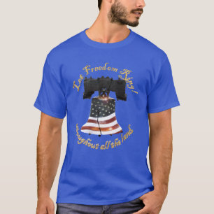 Liberty Bell w/American Flagga - Let Freedom Ring T Shirt