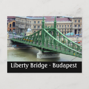 Liberty Bridge - Budapest, Ungern Vykort