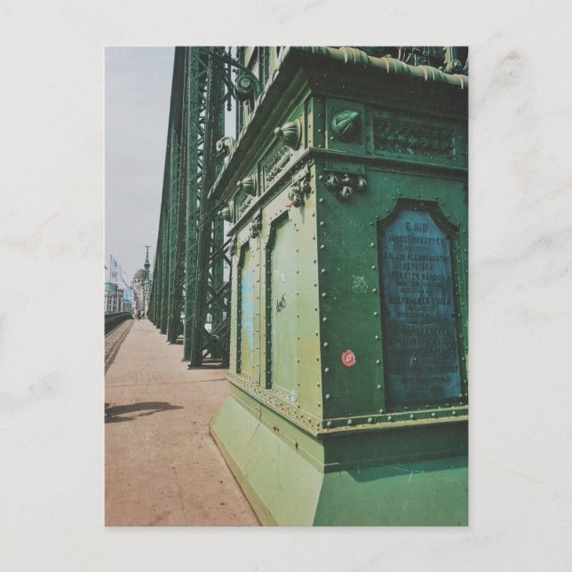 Liberty Bridge, Budapest, Ungern Vykort (Framsida)