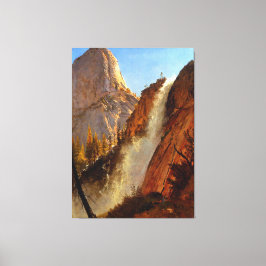 Liberty Cap Yosemite Park Waterfall 1873 Canvastryck