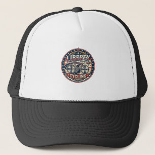 Liberty Cykling Patriotisk Patriotisk Cykling Vint Keps