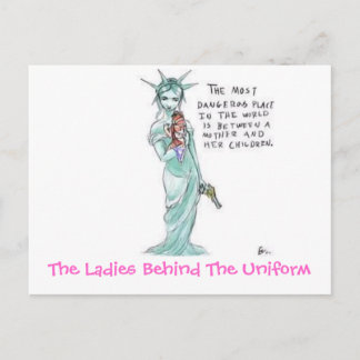 Liberty, Dam bakom uniformen Vykort