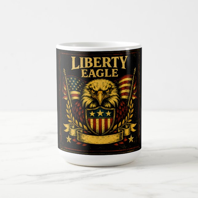 Liberty Eagle – Frihetssymbol Amerikansk Kaffemugg (Center)