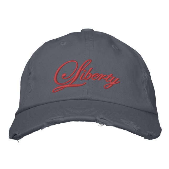 Liberty Embroized Hat Broderad Keps (Framsida)