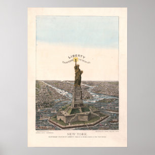 Liberty Enlightening the World Charles Magnus Poster