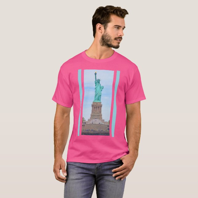 Liberty Enlightening the World Lazarus Poem T Shirt (Hel framsida)