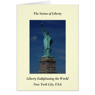 Liberty Enlightensive the World - Frihetsgudinnan Hälsningskort