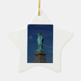 Liberty Enlightensive the World - Frihetsgudinnan Julgransprydnad Keramik