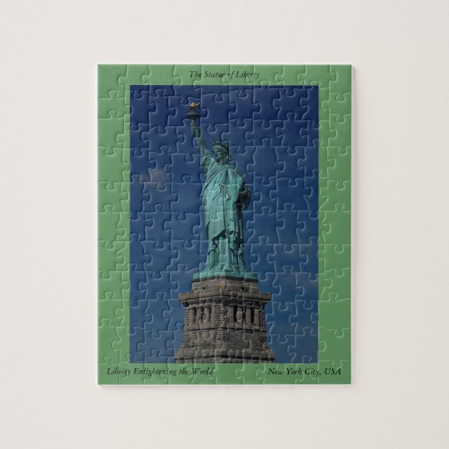 Liberty Enlightensive the World - Frihetsgudinnan Pussel (Vertikal)