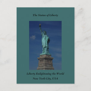 Liberty Enlightensive the World - Frihetsgudinnan Vykort