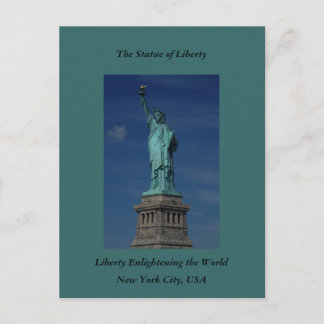 Liberty Enlightensive the World - Frihetsgudinnan Vykort
