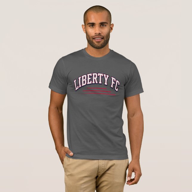 Liberty FC Navy Star Tee  Premium USA Fotboll  (Hel framsida)