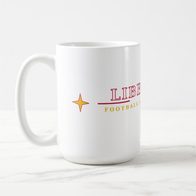 Liberty FC Wraparound Mugg | USA Fotboll Fan Kaffe (Vänster)
