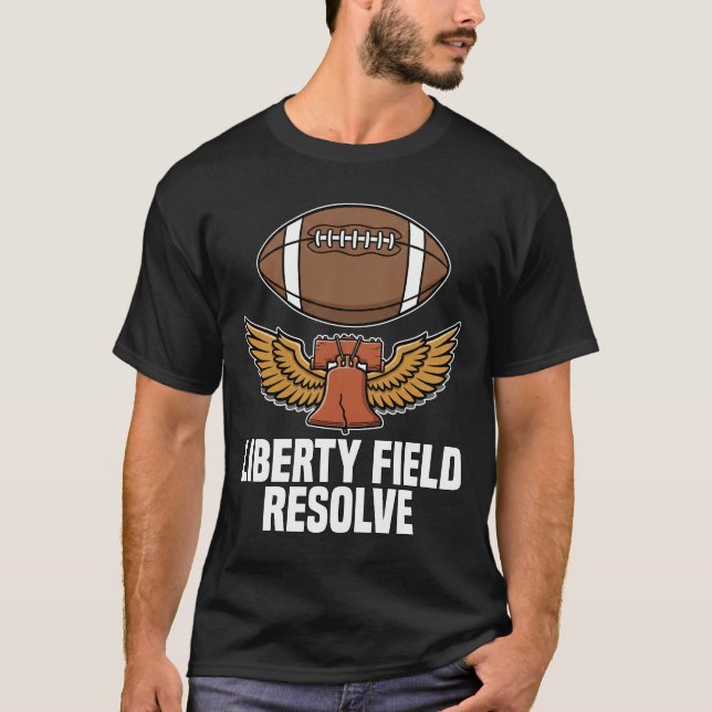 LIBERTY FIELD RESOLVE - PHILADELPHIA FOOTBALL T SHIRT (Framsida)