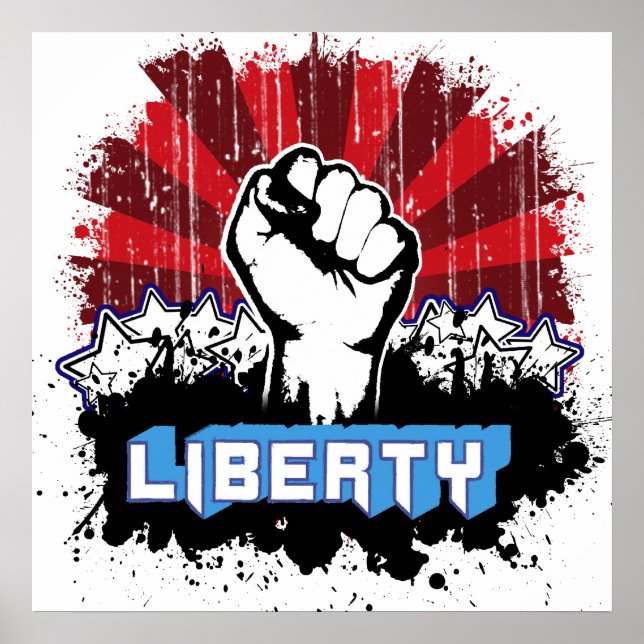 Liberty Fist Poster (Framsidan)