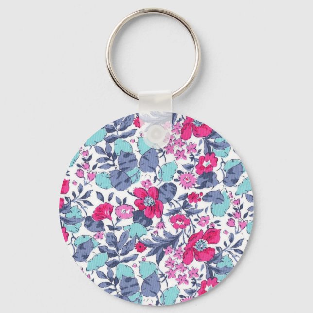 Liberty fleur personnalisable prénom nyckelring (Framsida)