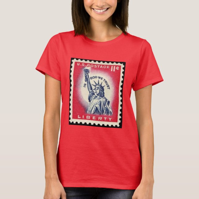 Liberty Frimärke T Shirt (Framsida)