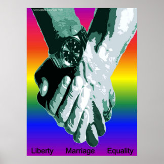 Liberty Giftermål Equality Poster
