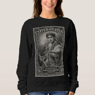 Liberty Gravyr från $50 B. Franklin sedel T Shirt