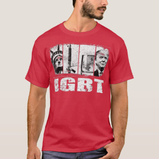 Liberty Guns Beer rump Funny Parody LGB T Shirt