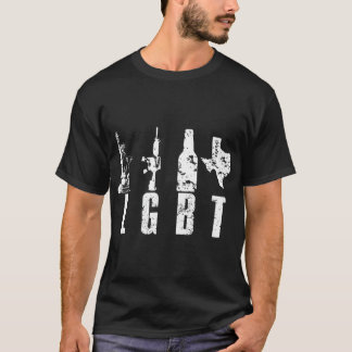 Liberty Guns Beer Texas T Parody LGBT Shirt