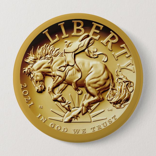 Liberty Horse Coin  Knapp (Framsida)