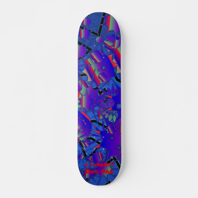 LIBERTY HUND PRO SHOP NEON LIGHT SKATEBOARD - SHOP (Framsida)