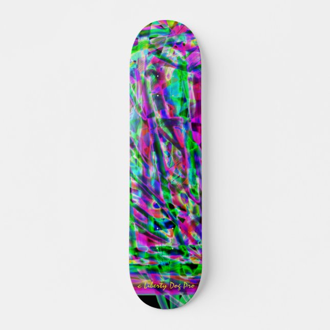 LIBERTY HUND PRO SHREDDER - SKATEBOARDS - NEON (Framsida)