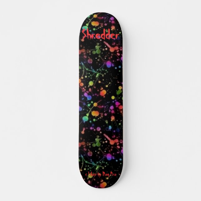 LIBERTY HUND PRO SHREDDER SKATEBOARES SKATEBOARD BRÄDA 21,5 CM (Framsida)