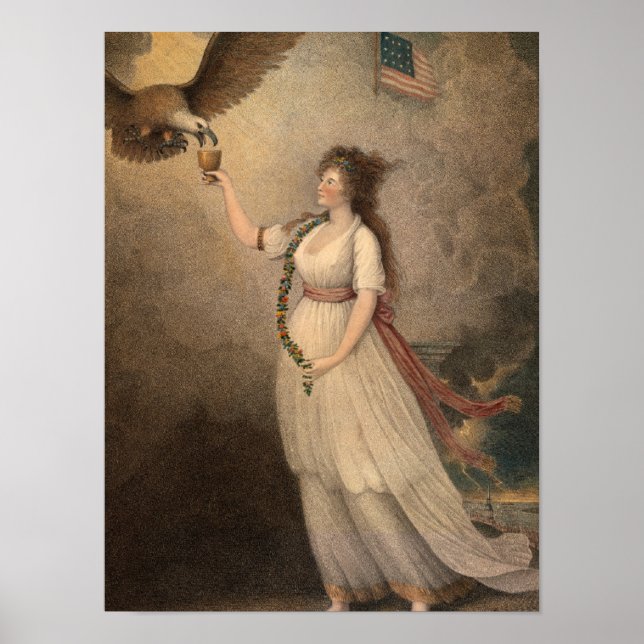 Liberty, i form av Ungdoms gudinna Poster (Framsidan)