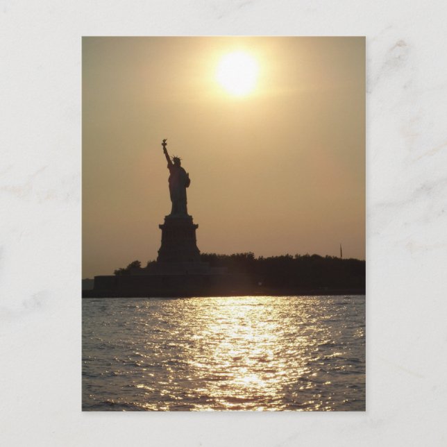 Liberty Island Postcard Vykort (Framsida)