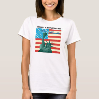 LIBERTY & JUSTICE FOR ALL T SHIRT