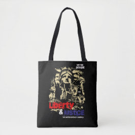 Liberty & Justice. Frihetsgudinnan, USA Tygkasse