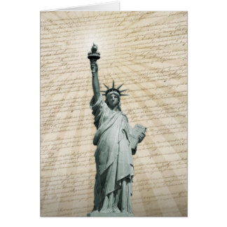 Liberty Kärlek - konstitutionen Hälsningskort