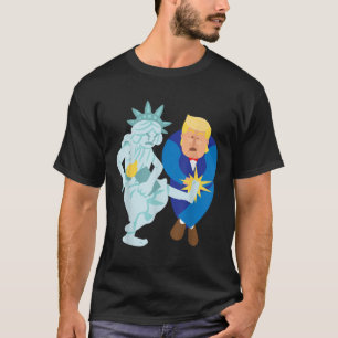Liberty Kicks Trump 2020 Val Anti Donald T Shirt