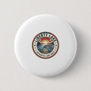 Liberty Lake Patriotiska Patriotiska Lake Liv Vint Knapp