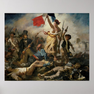 Liberty Leading People by Delacroix - Poster