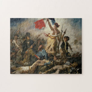 Liberty Leading People by Eugène Delacroix Pussel