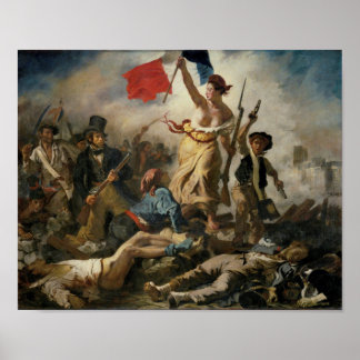 Liberty Leading People, Delacroix Poster