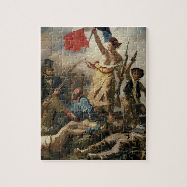 Liberty Leading People, Delacroix Pussel (Vertikal)